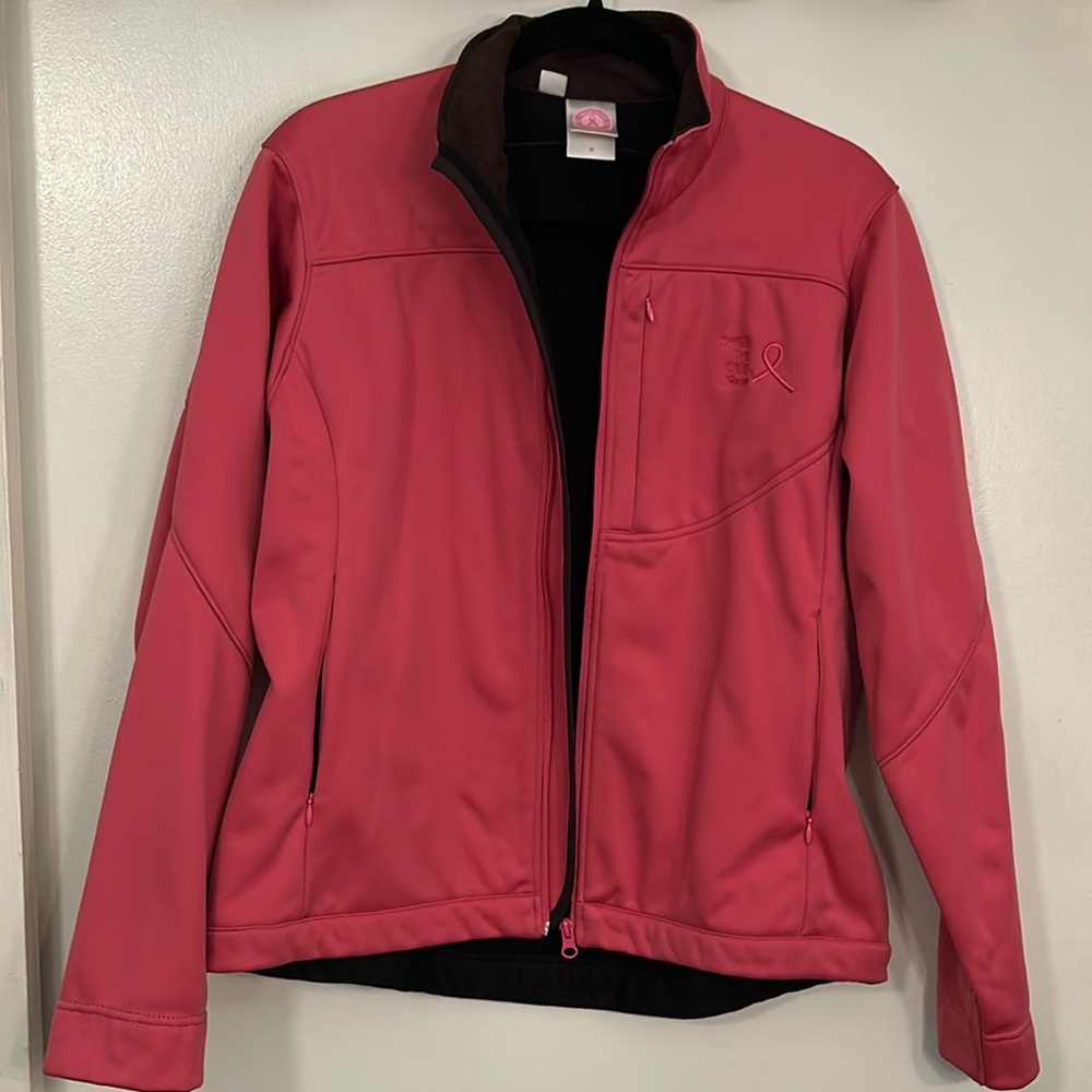 Zip up workout jacket